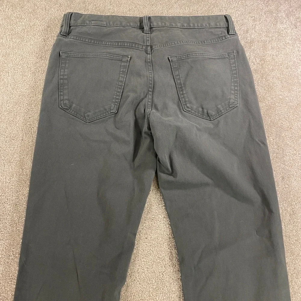Banana Republic Traveler Pants Mens 31x32 Yosemite Green Slim Fit Twill Chinos